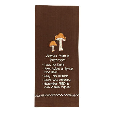 Advice From Mushroom Dishtowel - Park Designs - The Fox Decor